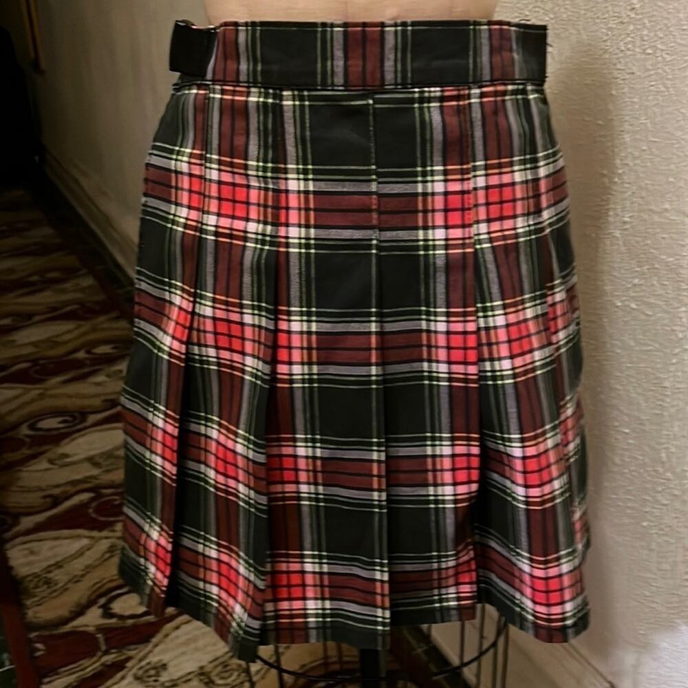 BP Plaid Pleated Skirt NWOT Size M